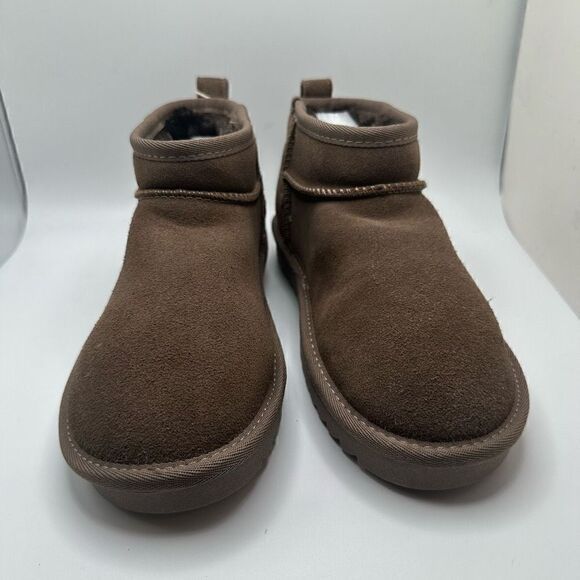 CUSHIONAIRE Women's pull on boot 6 BROWN - Picture 2 of 7